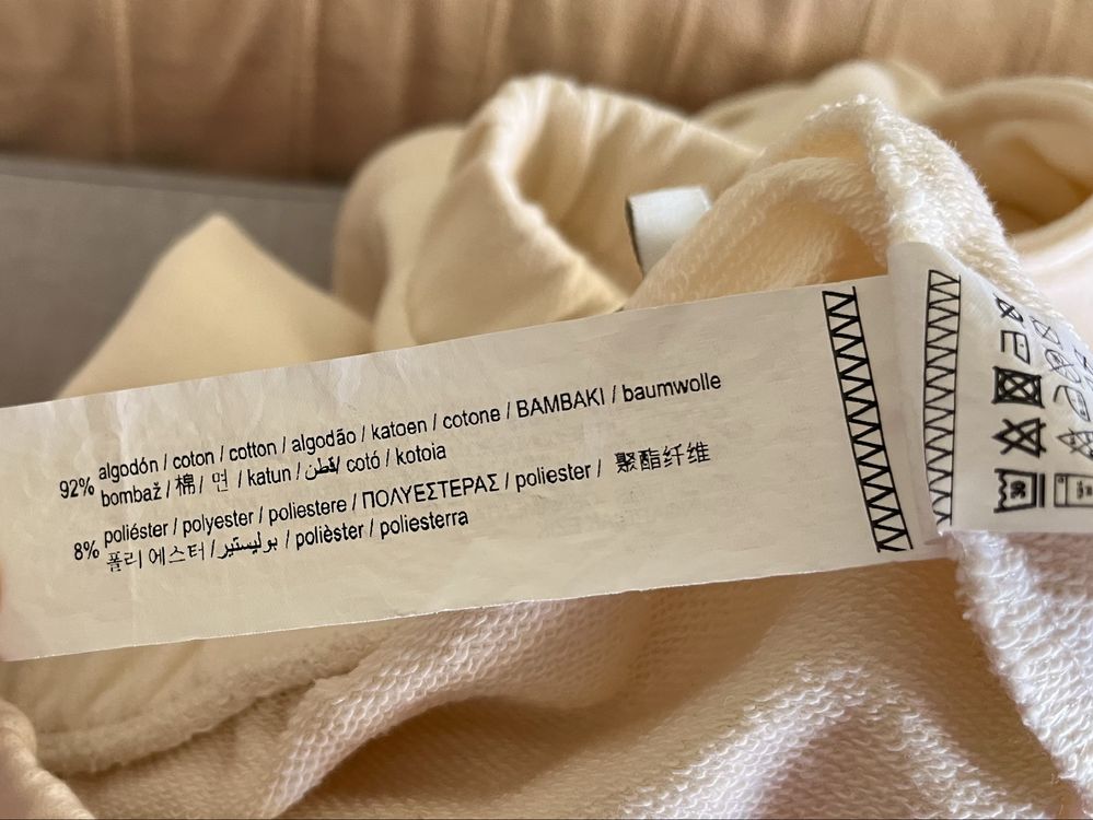 Calção Pull & Bear de algodão bege