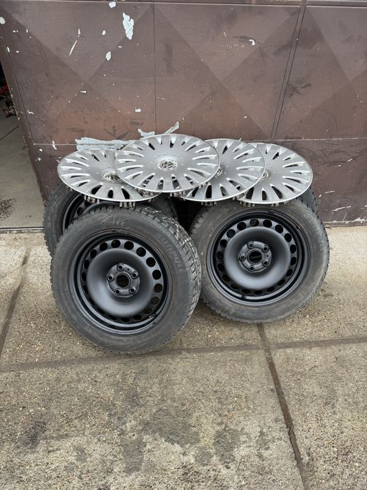 Koła zimowe opony 205 55r 16 vw audi seat skoda