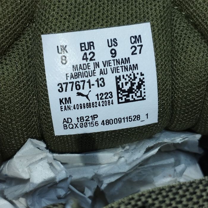 40-46. Анатомічні кросівки Puma Softride One4all 377671-13 Оливкові