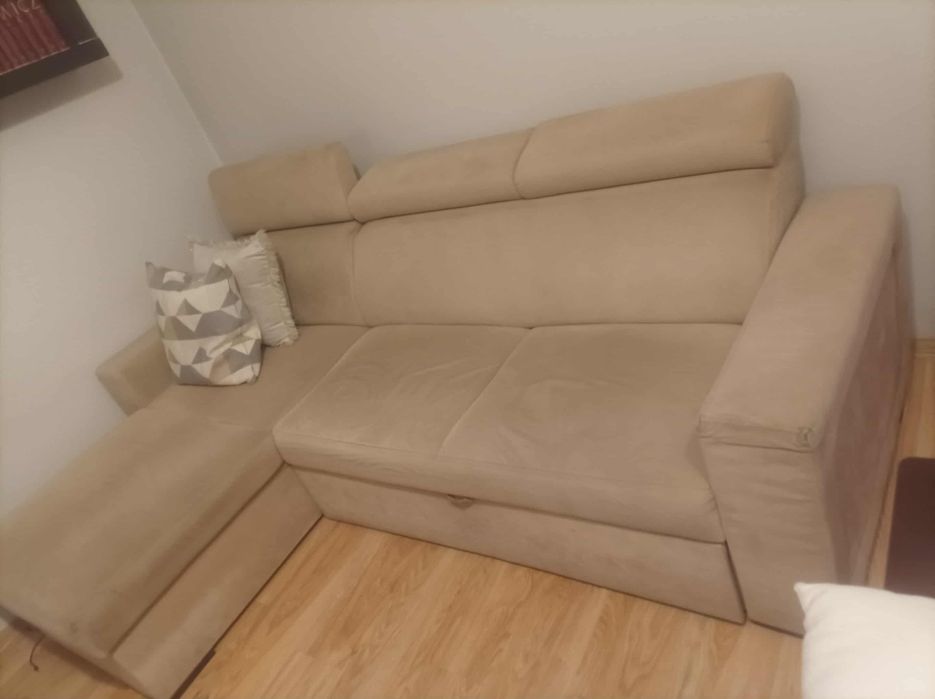 Wygodny narożnik, kanapa