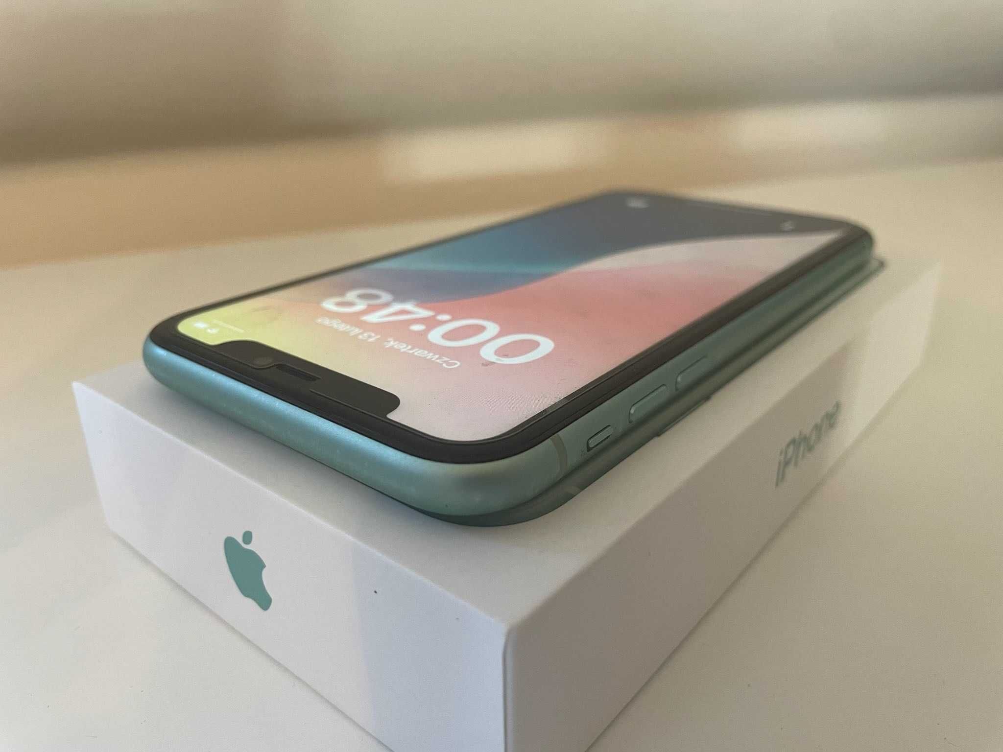 iphone 11 64GB, Miętowy, kondycja 84% - stan jak nowy