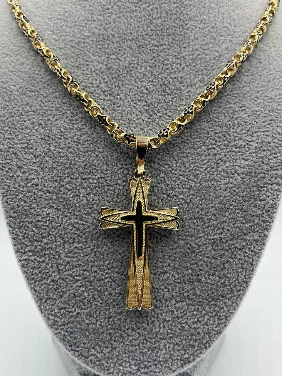 Złote krzyżyk 14K 9.01g