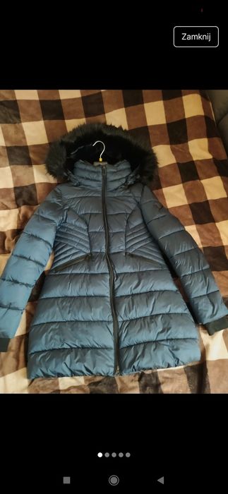 Kurtka zimowa granat ciemnoniebieski navy