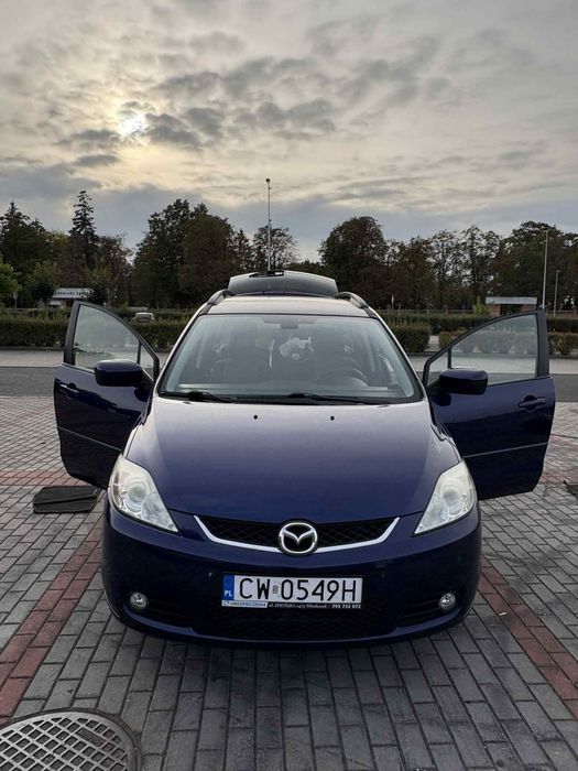 Mazda 5 1.8 benzyna 7 osobowa świeży przegląd, oc jeszcze pół roku!