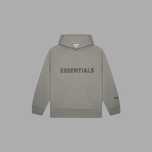 Fear of God Essentials Pullover Hoodie Applique Logo 'Cement' (FW20)