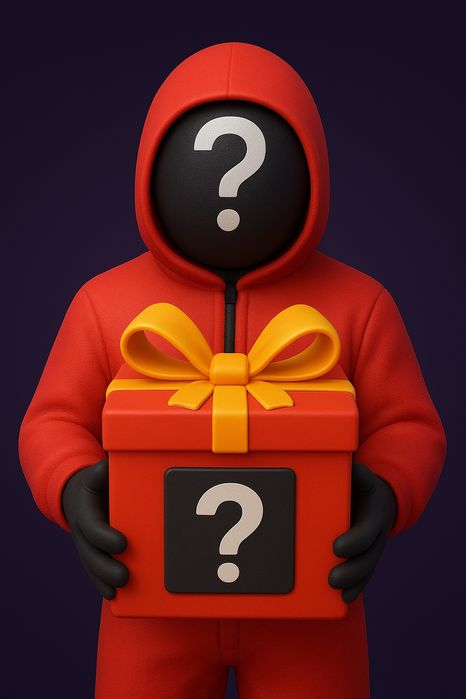 Mystery Box „Gra o Prezent”  3 przedmioty 3D inspirowane Squid Game