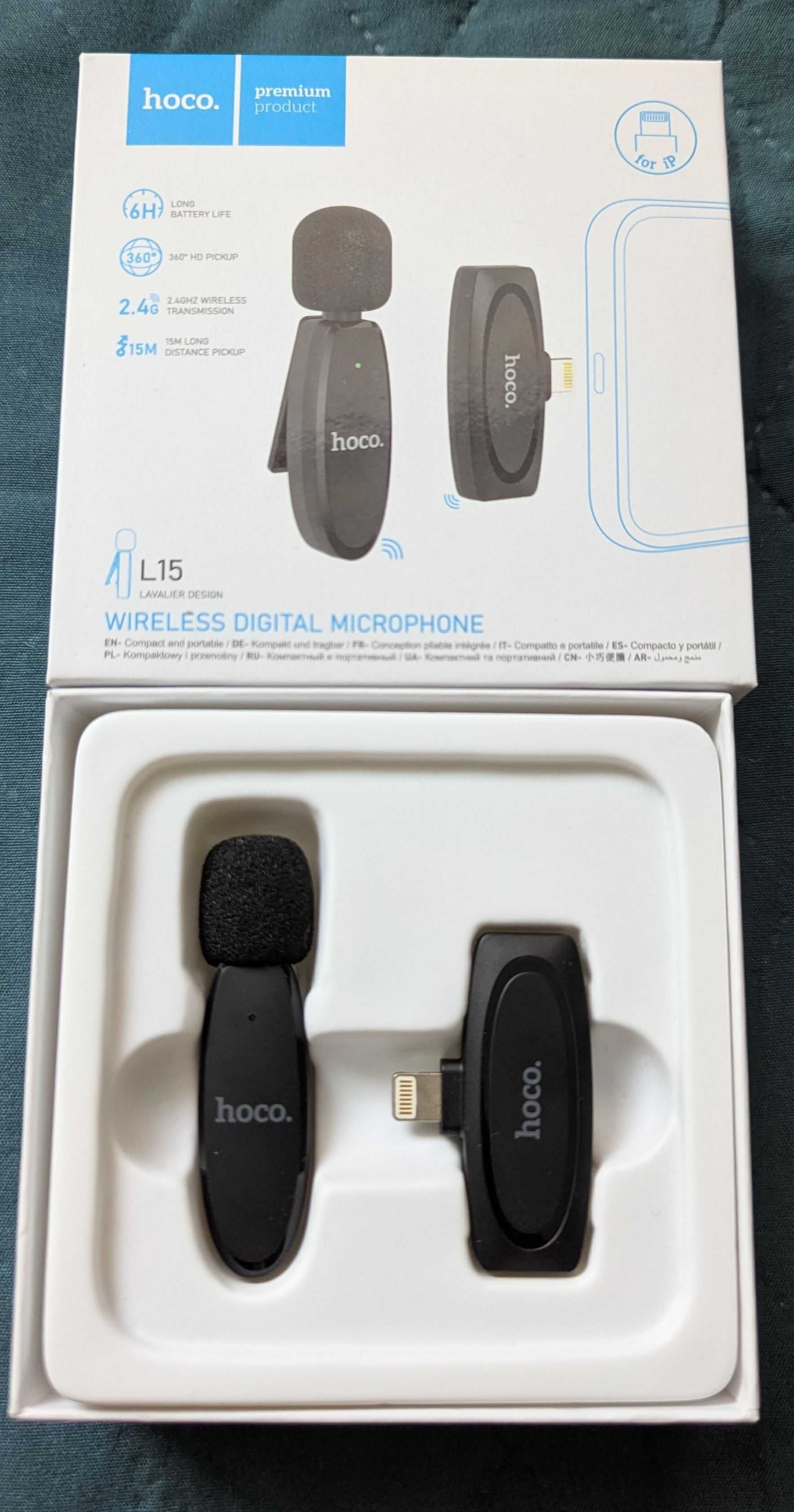 Микрофон петличка HOCO Lightning L15