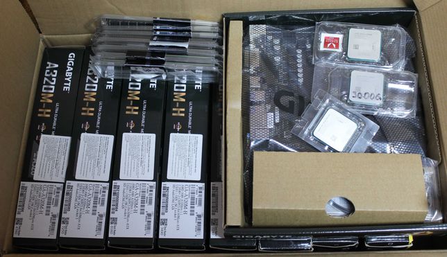 Комплект для апгрейда AMD AM4 Gigabyte GA-A320M-H + A6-9500 + 8GB DDR4