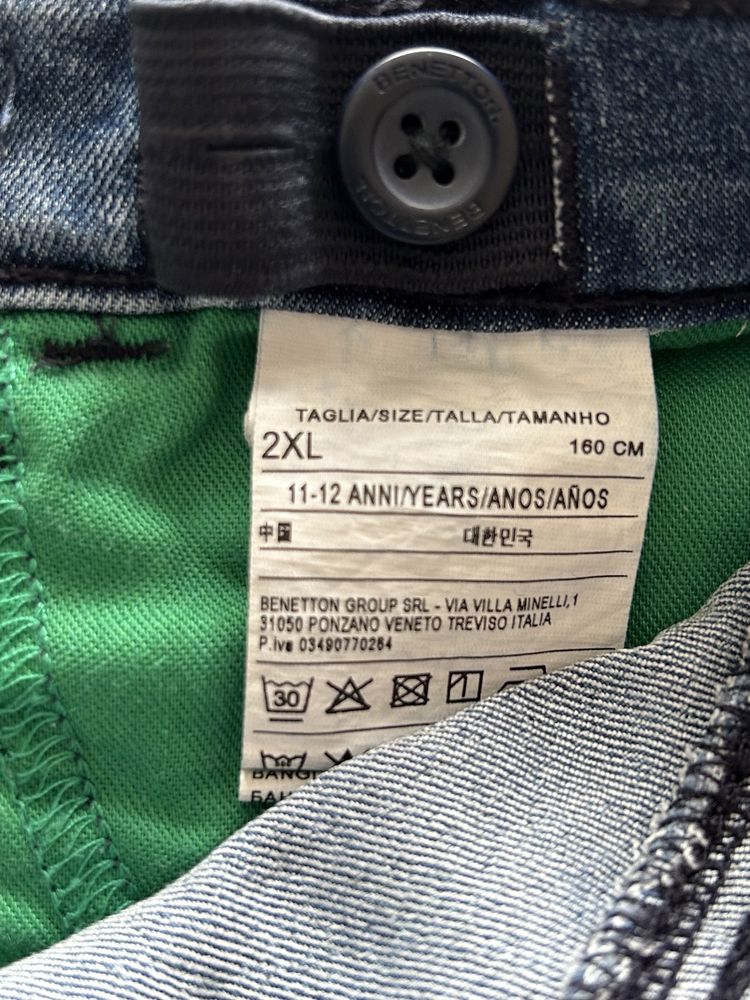 Calças/ jeggings Benetton 11-12 anos