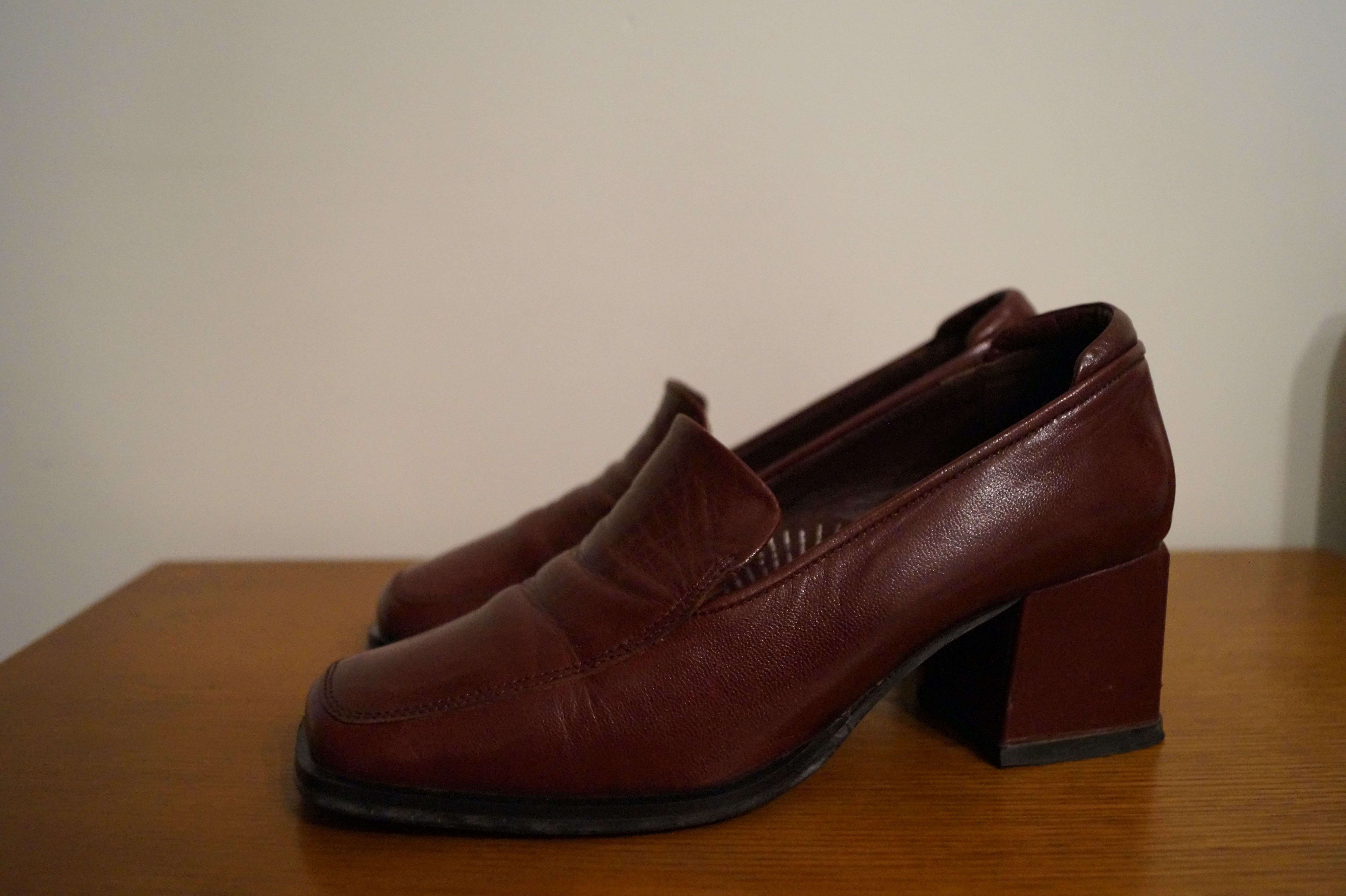 Sapatos Retro Bordeaux