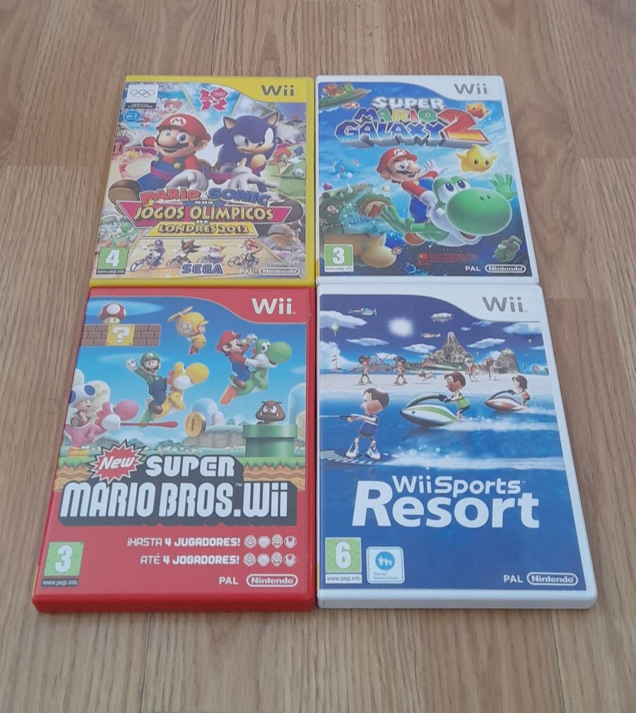 Jogos Wii/Wii U Nintendo (Originais,Completos,Versão PT)