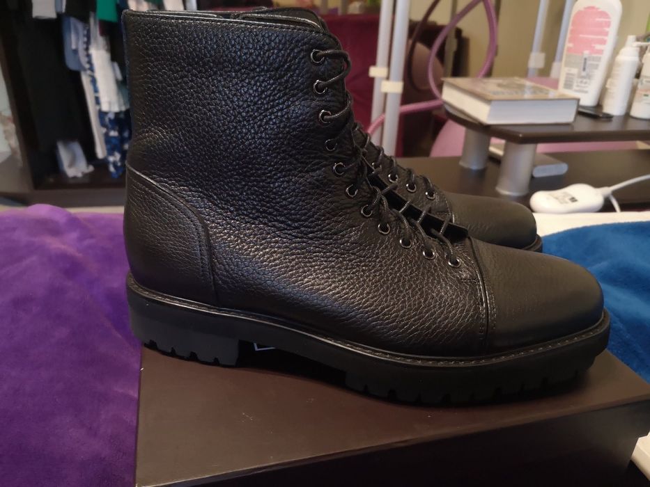 Ботинки мужские натуральные замшевые кожаные veekadi estro