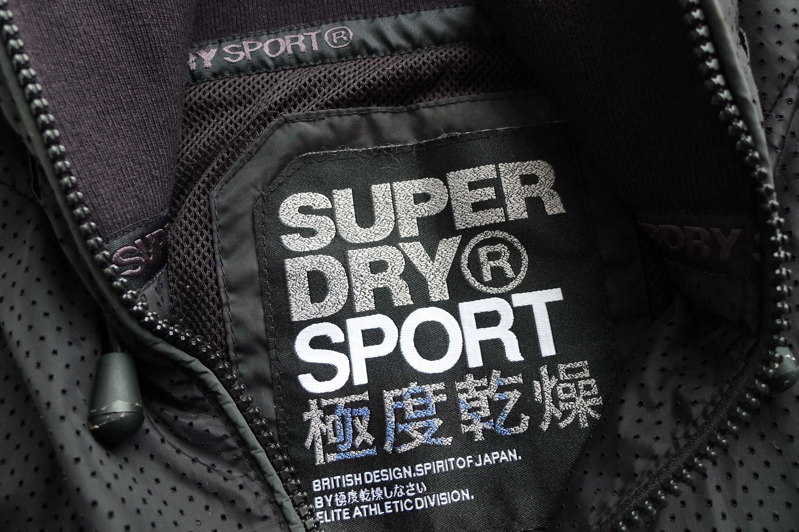 kurtka SUPERDRY Sport do biegania meska wiatrowka r. M S