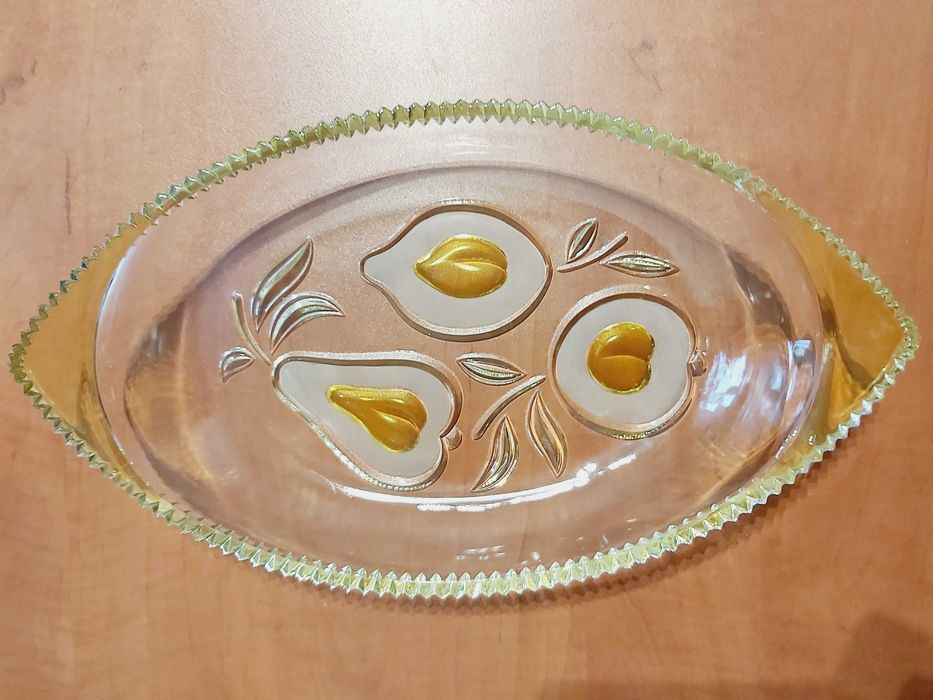 Patera owalna żółta Walther Glas