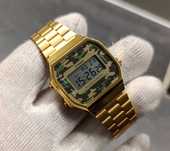 Nowy zegarek męski damski Casio A168W vintage wersja moro