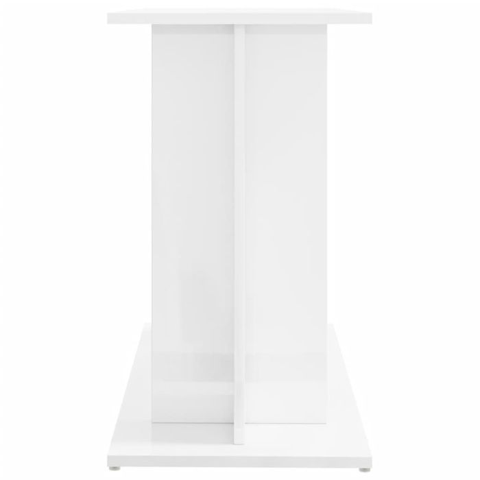 Szafka Pod Akwarium Biała Na Wysoki Połysk 80x35x60 cm