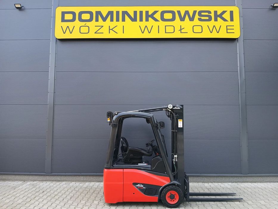 Linde E14-02  wózek widłowy 2019R. elektryczny triplex WYNAJEM SPRZEDAŻ SERWIS