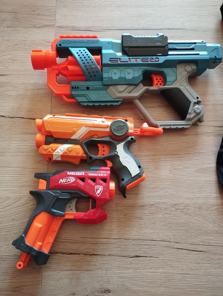 Nerf pistolet strzelba akcesoria strzałki