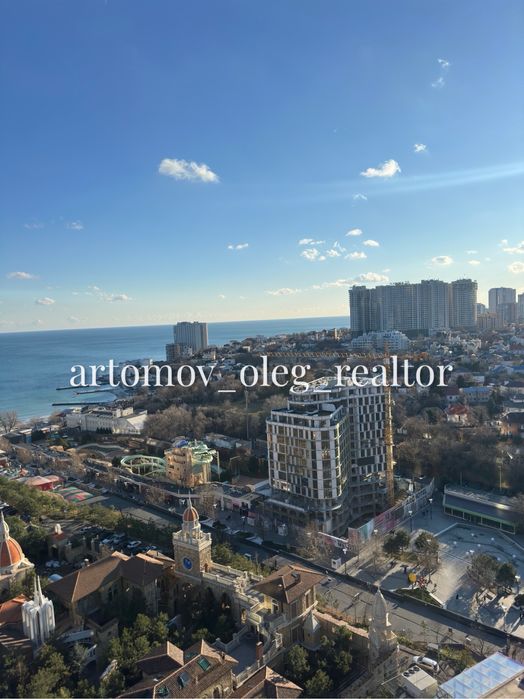 New‼️Аркадия‼️ПЕРВАЯ АРЕНДА‼️Жк Гагарин Плаза,ВИД МОРЯ‼️Loft студия