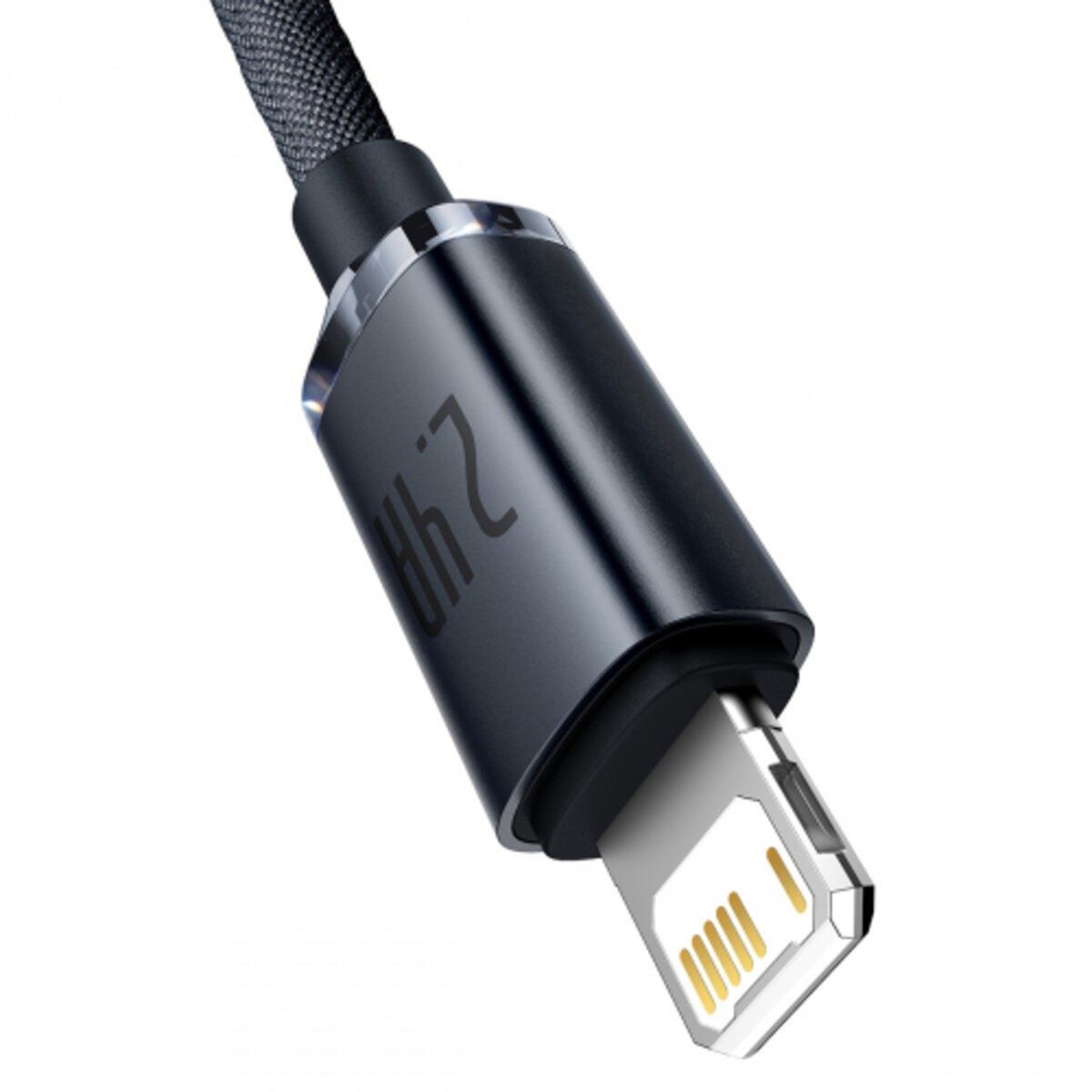 Кабель Baseus з чіпом USB to Ligtning 2.4A / 2М Швидка Зарядка iPhone