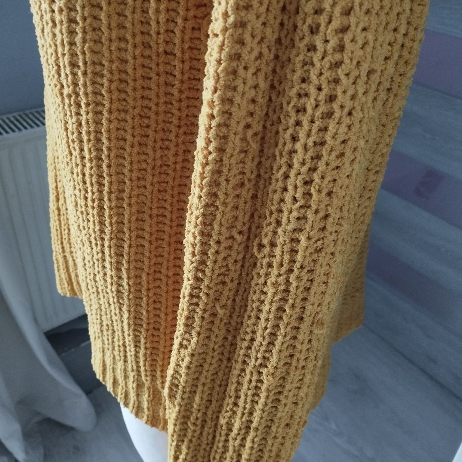 Sweter golf damski Pepco rozmiar l musztardowy z kołnierzem
Wymiary sz