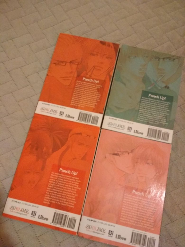 Punch Up! - Shiuko Kano vol 1-4 manga yaoi