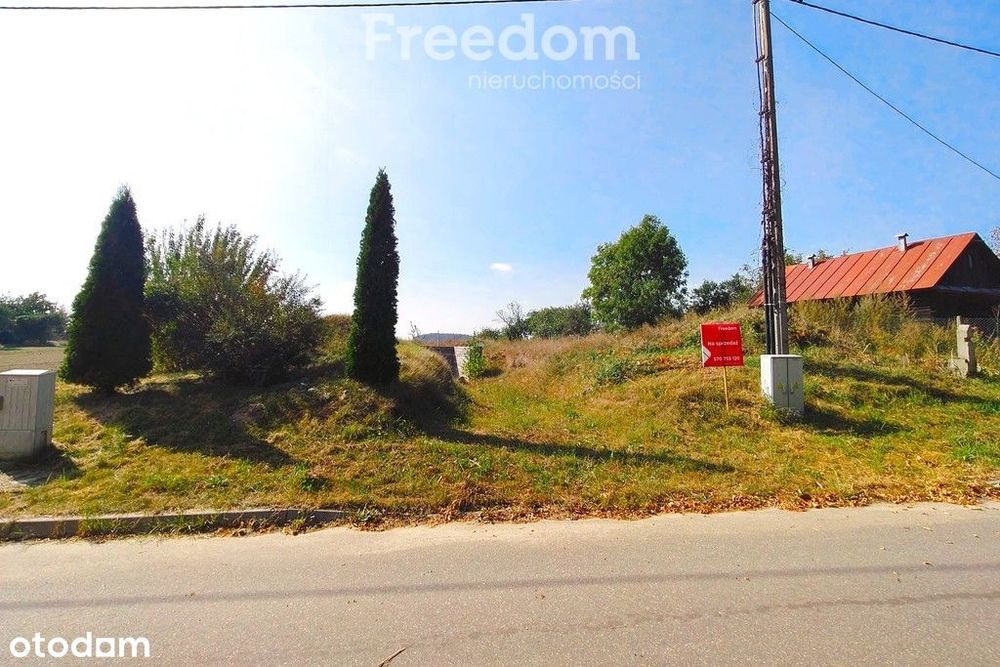 Działka budowlana z rozpoczetą budową
