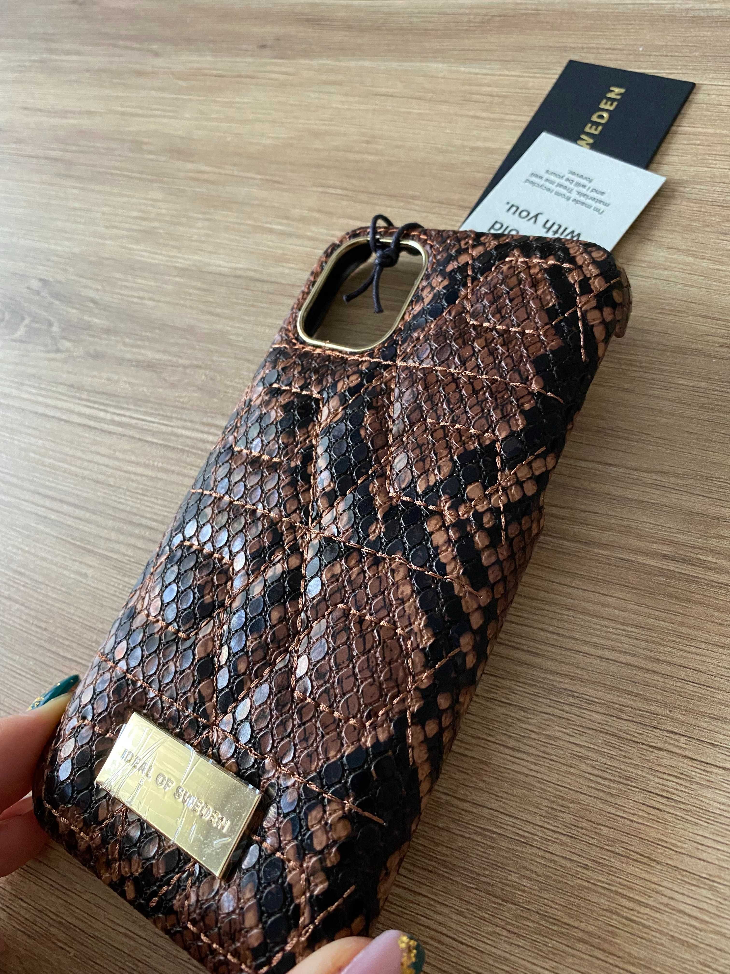 Etui iPhone 11 pro XS/X Ideal of sweden rusty snake brązowe
