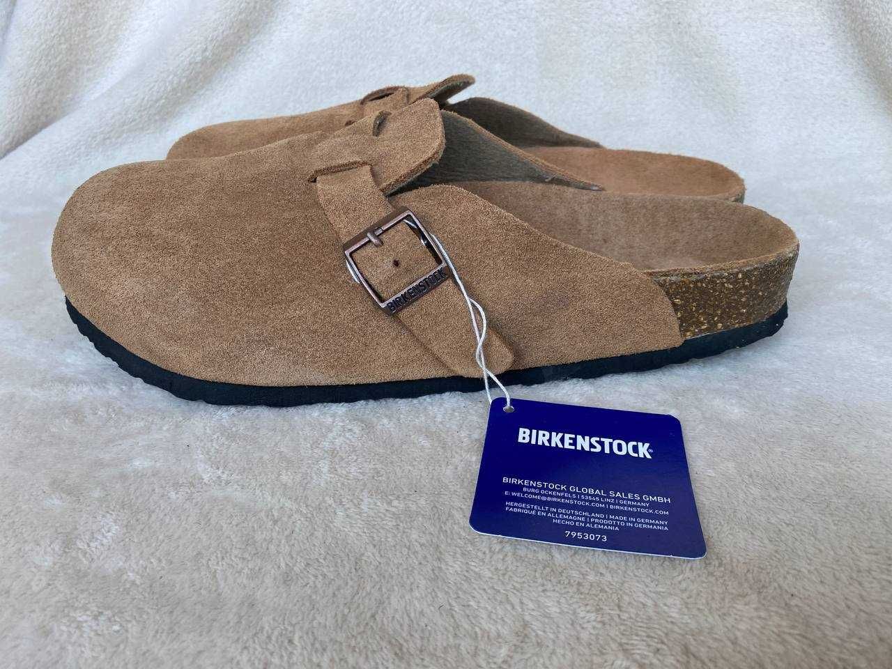 Слабо клоги BIRKENSTOCK Boston Suede