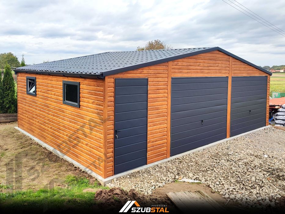 Garaż blaszany 6x5 6x5,80 6x6 PRODUCENT seria Premium Line