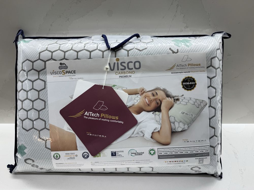 Almofada AITech Pillows Visco Carbono Premium
