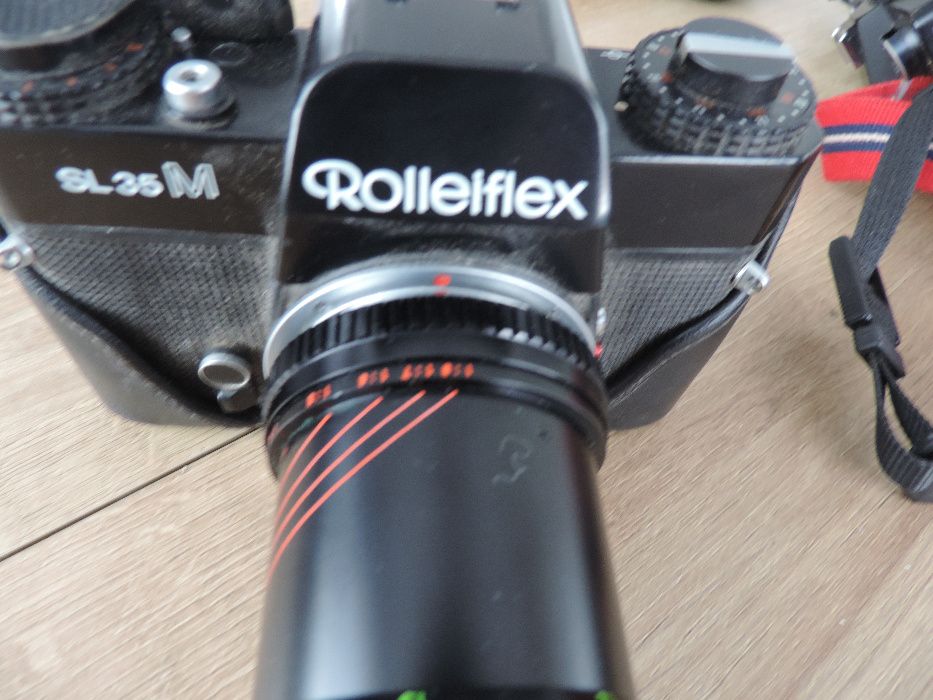 aparat kolekcjonerski rollelflex sl 35m obiektyw lens 75 300mm