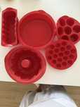 Conjunto de Formas de Silicone para Bolos e Doces