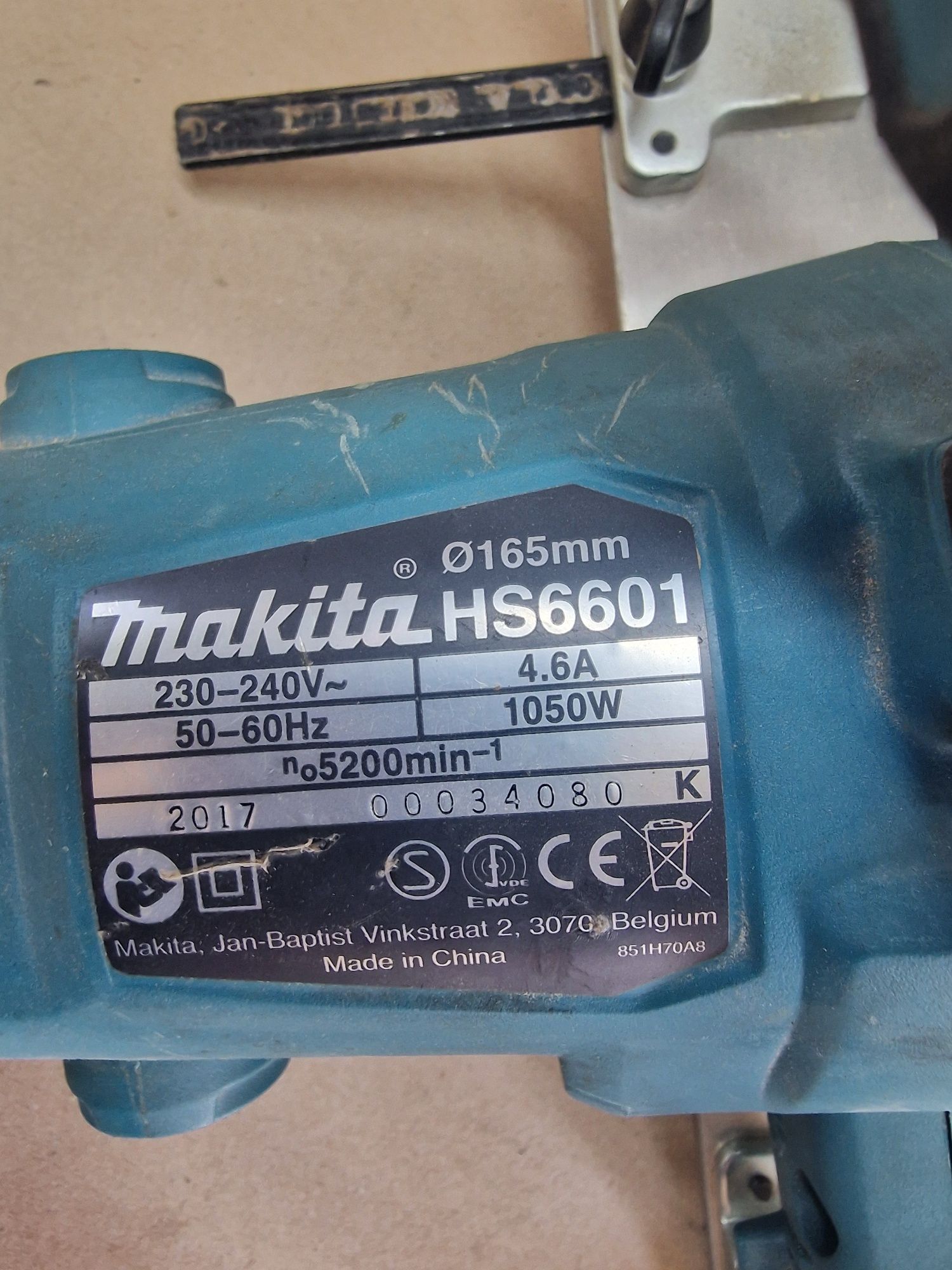 Makita HS6601 piła tarczowa
