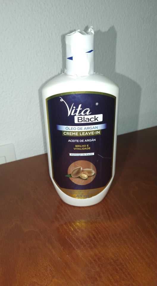 Creme Vitablack Leave-In Óleo de Argan | 400 ml