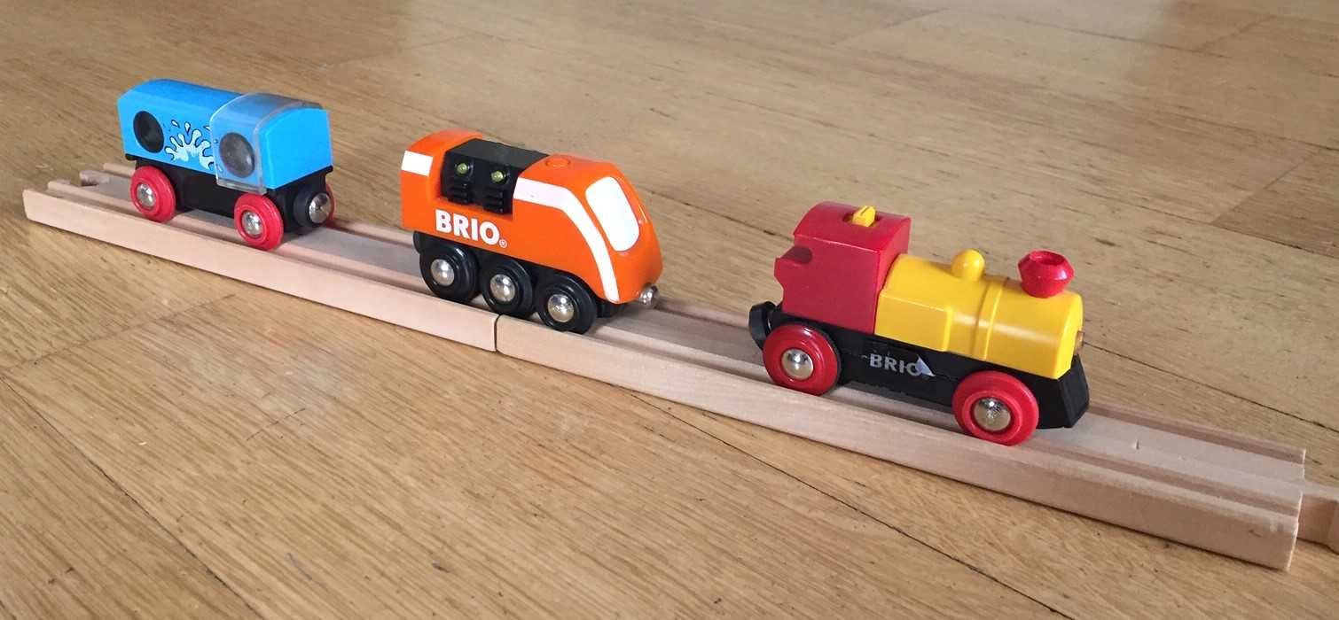 Lokomotywy BRIO + wagon BRIO