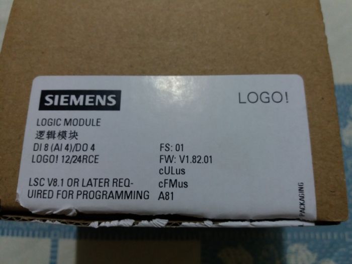 Autómato Logo Siemens Novo porta Ethernet