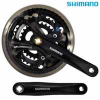 Mechanizm korbowy Shimano FC-M361 175x48/38/28T 8s czarny