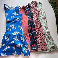 Яскраві сукні сарафани кольорові  h&m для дівчат від 2 до 10 років