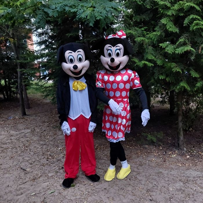 Biały Miś,Myszka Minnie,Myszka Miki