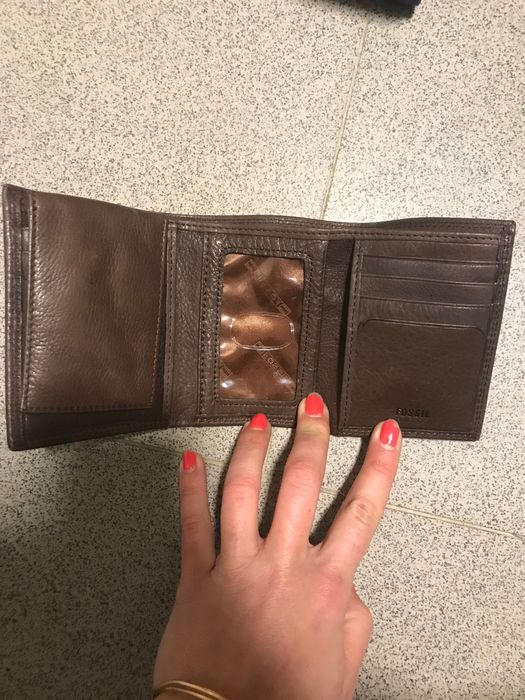 Carteira Fóssil em Pele