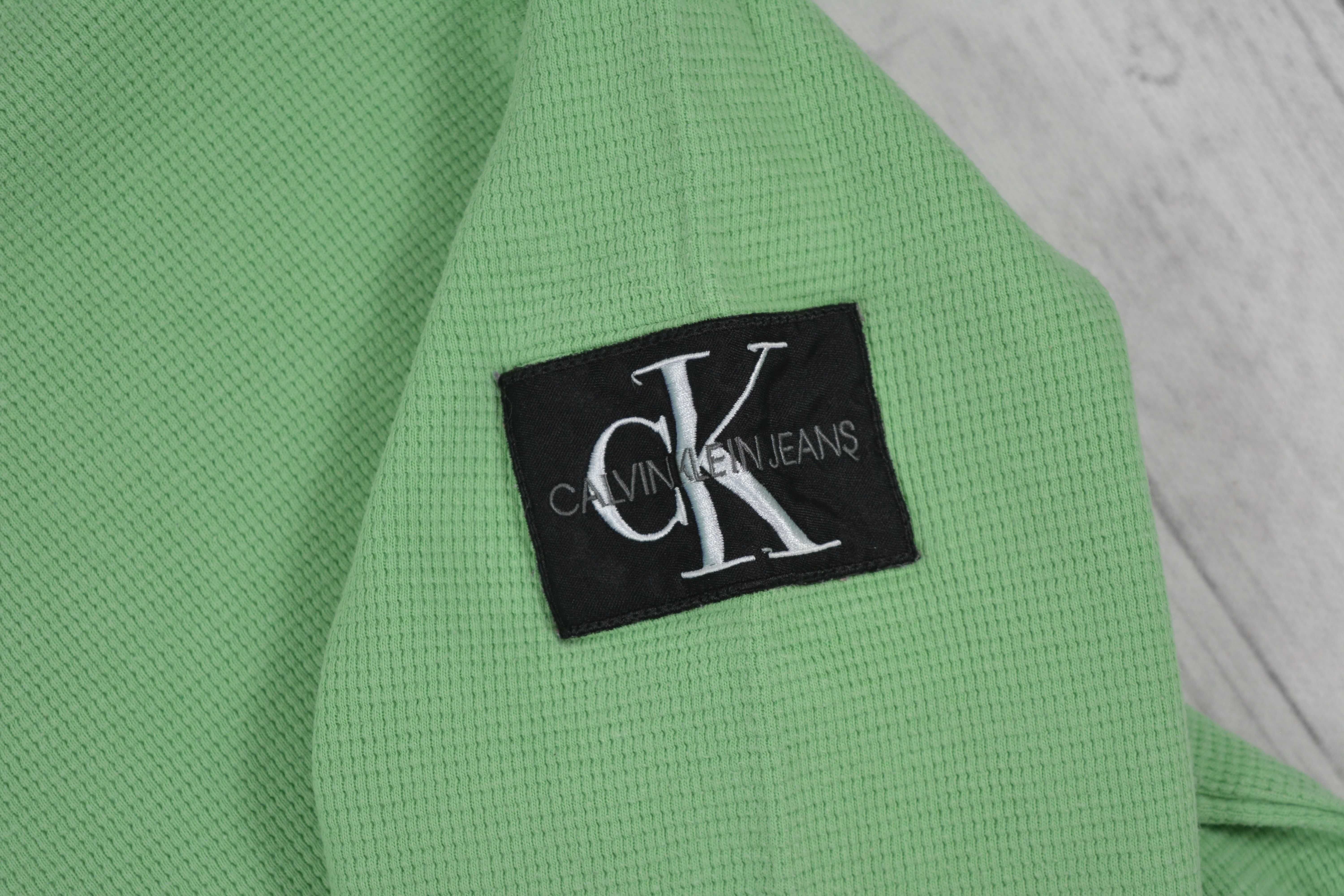 Calvin Klein Jeans CK Elastyczny Bawełniany Sweter Bluza Rozmiar L