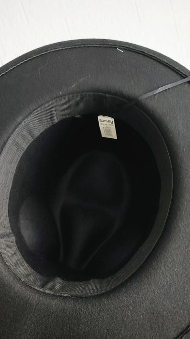 Nowy kapelusza damski jeden rozmiar czarny elegancki