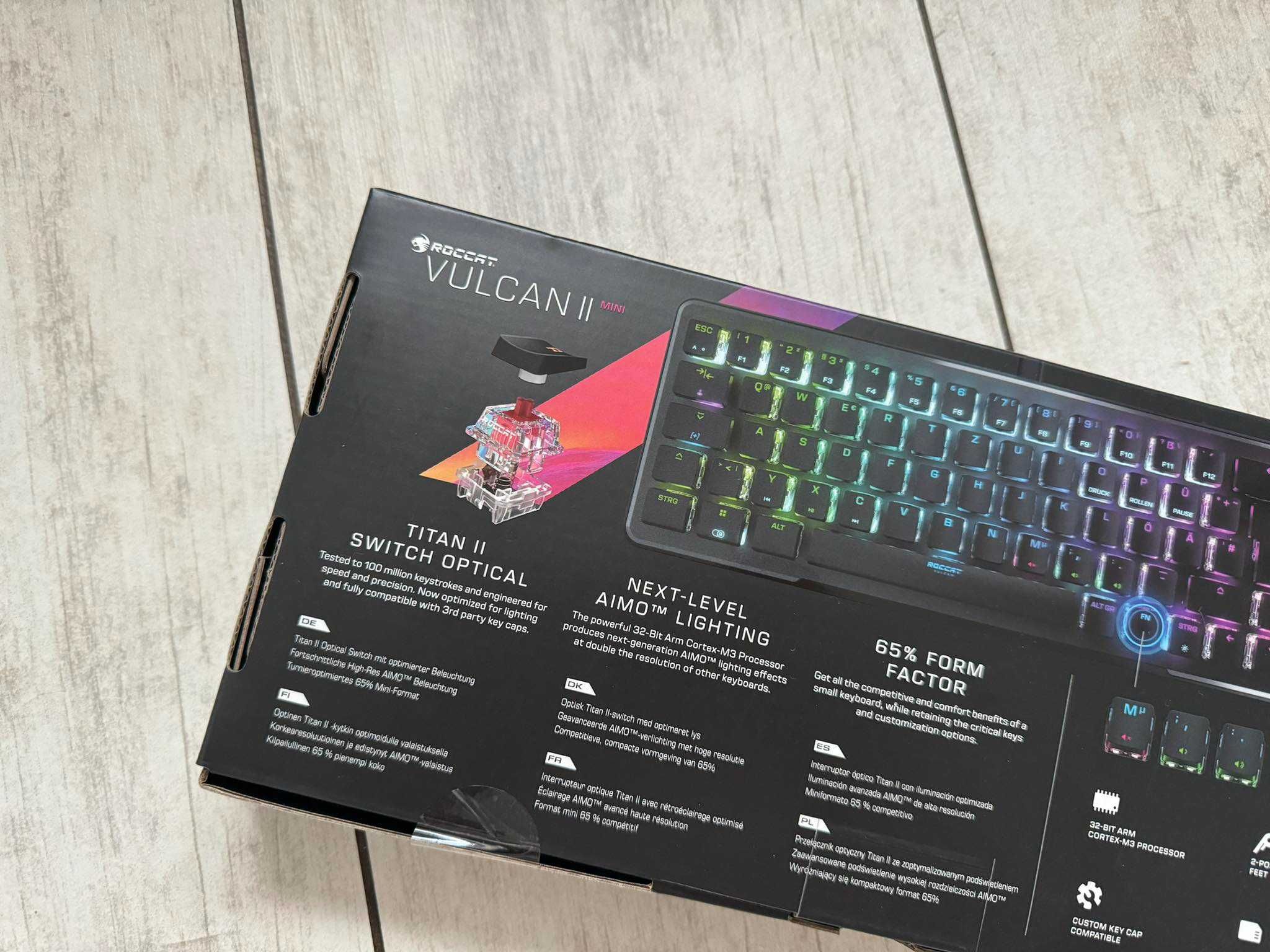 NOWA Klawiatura Mechaniczna Roccat Vulcan II Mini