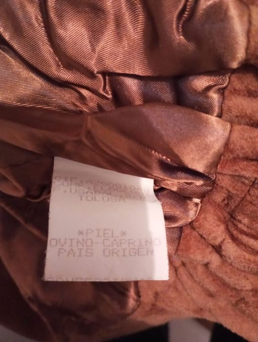 Casaco de Pele Vintage Tamanho M