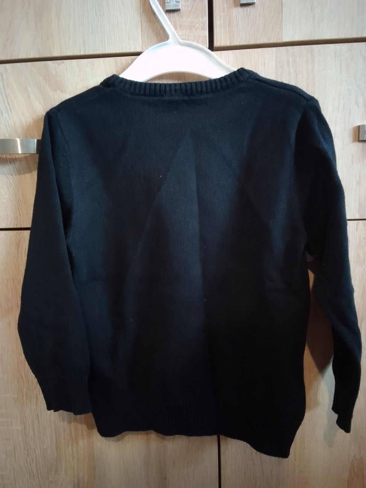 H&M czarny cienki sweter chłopiec 98cm