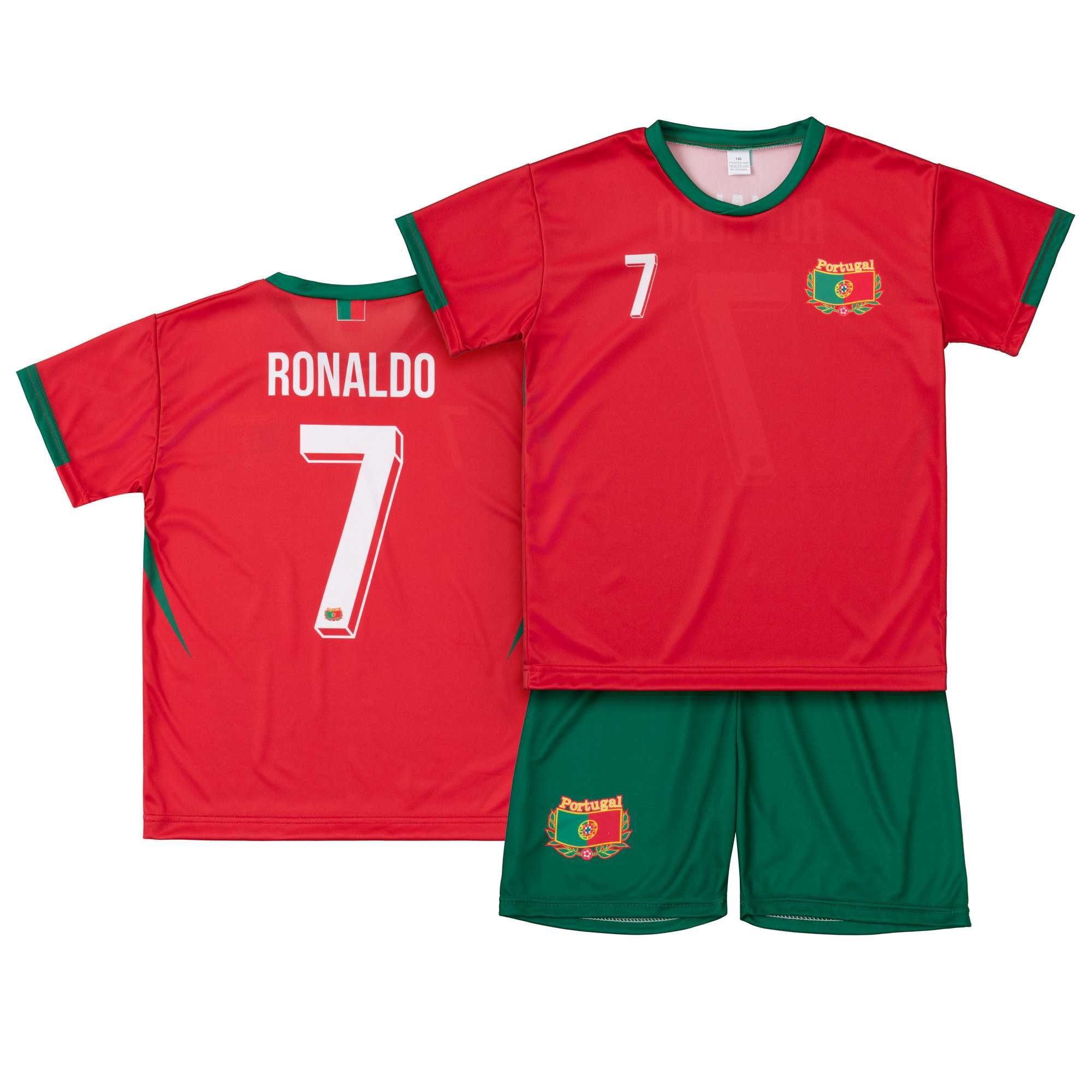 Strój piłkarski dziecięcy Portugalia Ronaldo rozm. 164