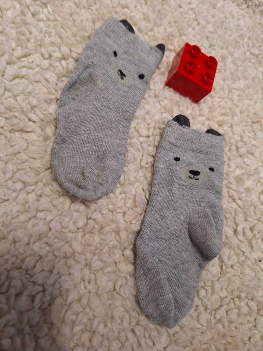 Skarpetki dla dzieci- misie z uszami