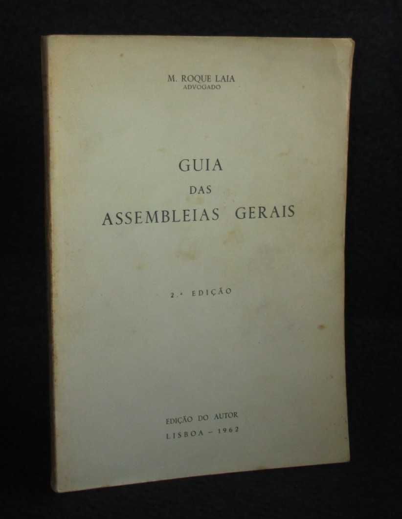 Livro Guia das Assembleias Gerais M. Roque Laia