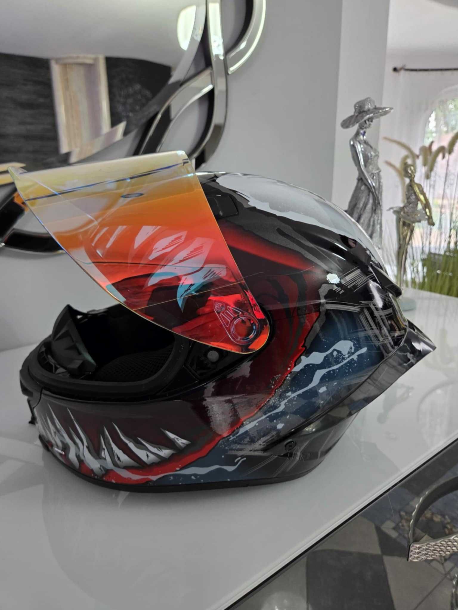 Kask Motocyklowy Skuter Nitrinos S 55-56 Venom